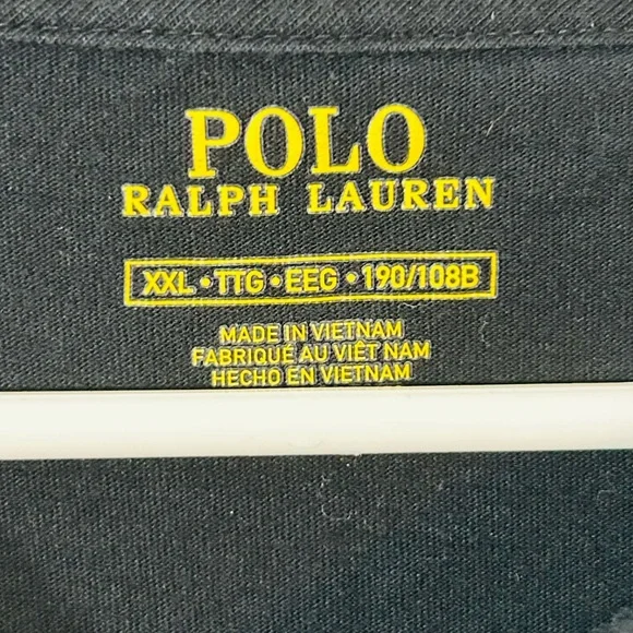 Polo by Ralph Lauren Men's Navy Long Sleeve Tee - Picture 2 of 4